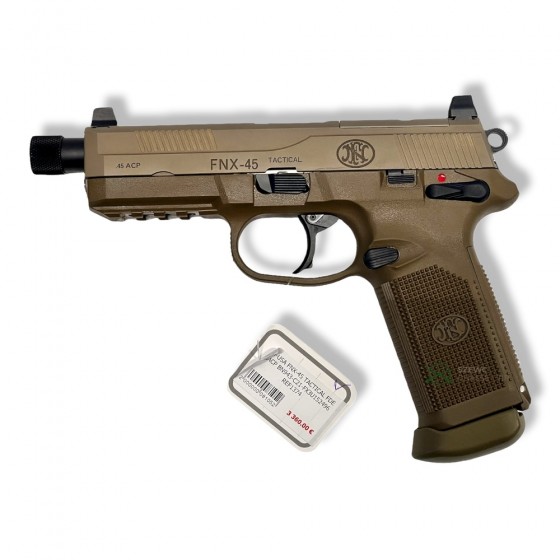FNH-USA Pistolet "FNX-45" 45 ACP, coloris FDE