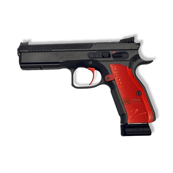 CZ Pistolet "Shadow 2 Custom Config" calibre 9x19,  coloris rouge.