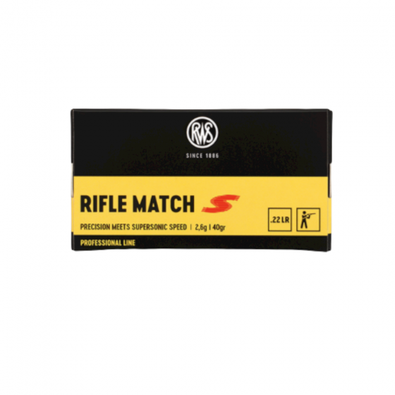 RWS "Rifle Match S" 22 LR, 40 Grs - 
2314372