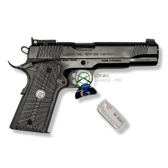 GIRSAN "Luger MC 1911 S9 Match" calibre 9x19, black - REF2032